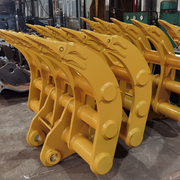 1200mm-2400mm Breite Bagger Wurzel Rake 6-12 Zähne für die Wurzelentfernung